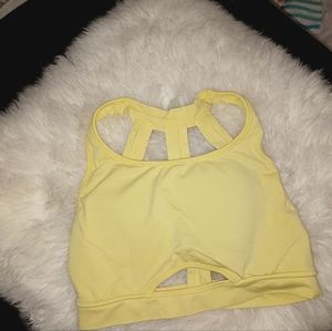 Alphalete Trinity Bra Lemonade Size L